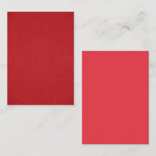 Textured Tomato Red Business Card Back – Customize