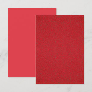 Textured Tomato Red Invitation – Customizable