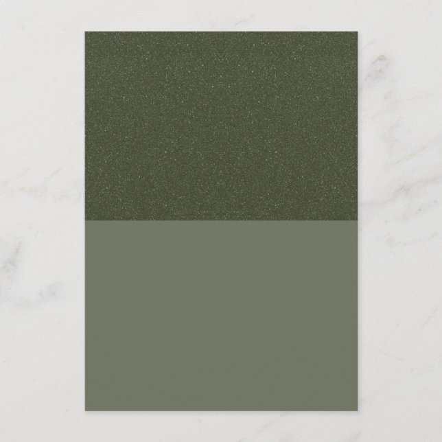 Textured Top Moss Green Enclosure Card – Customize (Front)