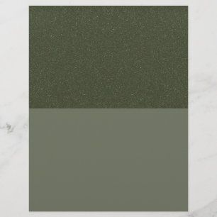 Textured Top Moss Green Letterhead – Customizable