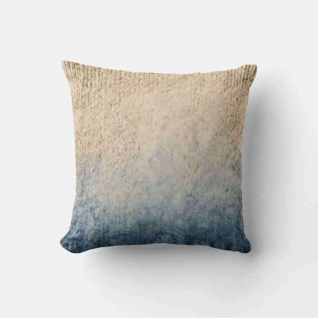 Textured Transition Throw Pillow (Front)