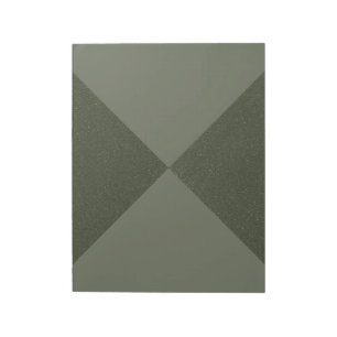 Textured Tri-Split Moss Green Notepad – Customize
