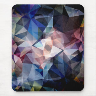 Textured Triangle Abstract Mouse Pad