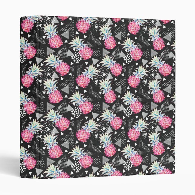 Textured Triangle Pineapple Pattern Binder (Front/Spine)