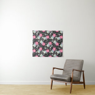 Textured Triangle Pineapple Pattern Tapestry