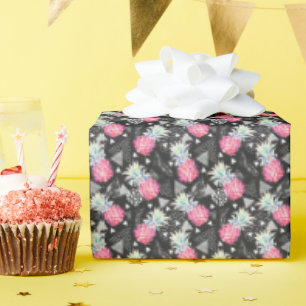 Textured Triangle Pineapple Pattern Wrapping Paper