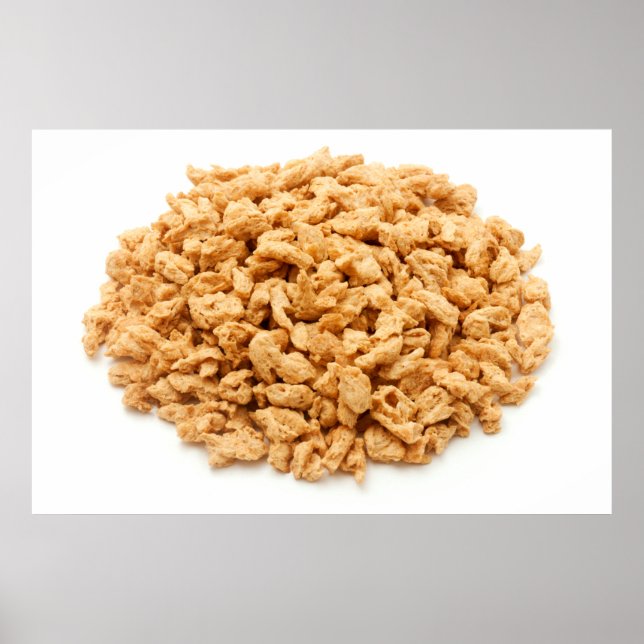 Textured vegetable protein poster (Front)