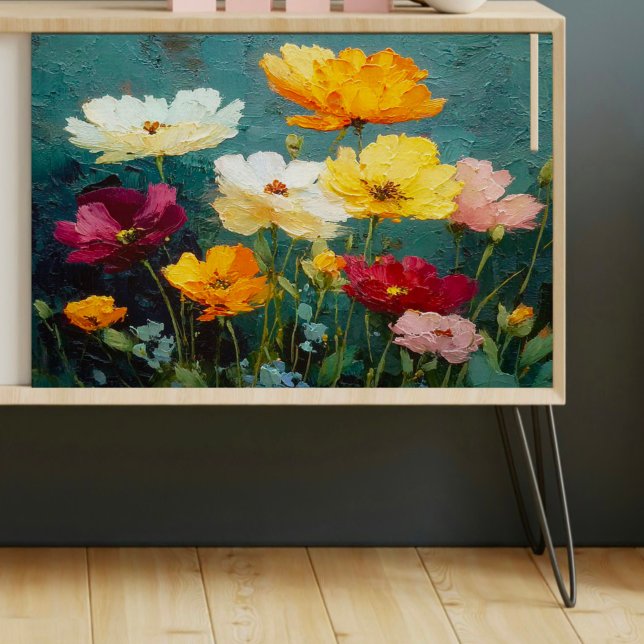 Textured Wildflowers Decoupage Tissue Paper (Creator Uploaded)