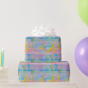 Textured Wrapping Paper Painted Watercolor
