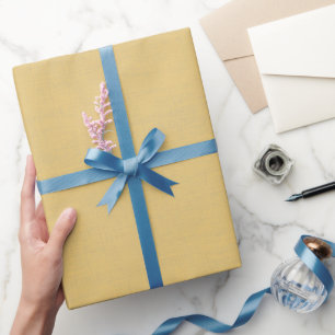 Textured Yellow Wrapping Paper