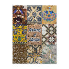 Textures de Mexico City Travel Carte postale