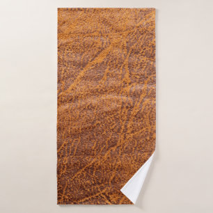 Texturetexation en cuir marron naturel, cuir, ski