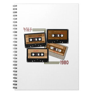 Tezeta Throwback Tunes Cassette Tape Notebook