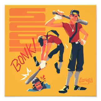 TF2 Scout Bonk! impression d'art moyen