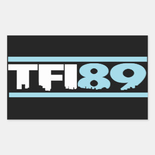 TFI89 Carolina Blue Sticker