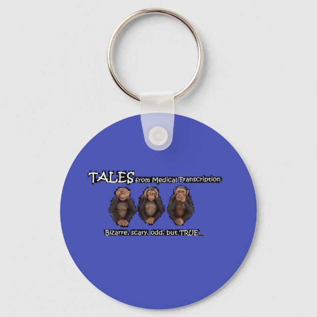 TFMT BLUE Keychain! Keychain (Front)