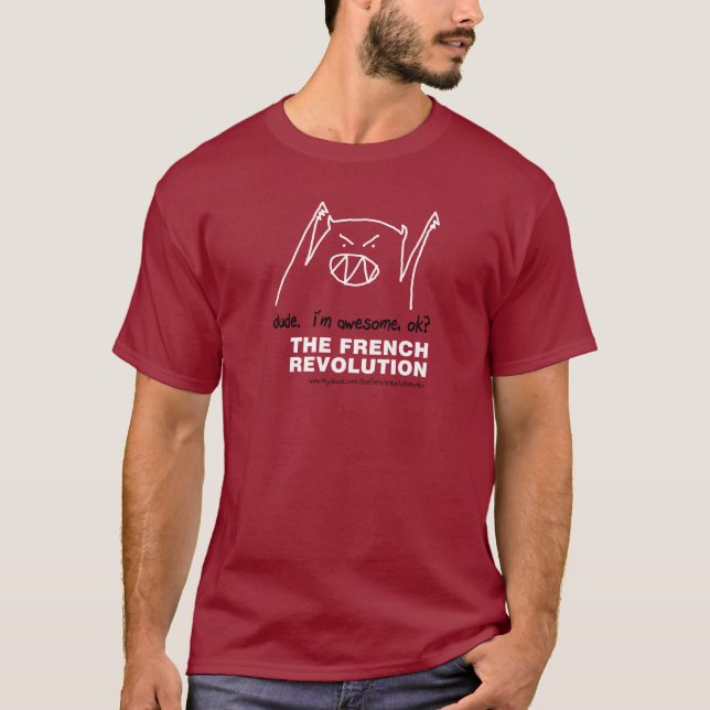 TFR "awesome, ok?" Shirt (dark) (Front)