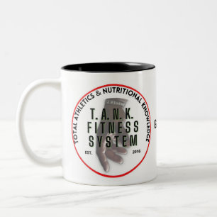 TFS black and white coffee or tea mug 
