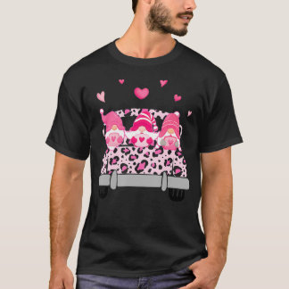 Tg Leopard Truck Gnome Valentines Day Costume Men  T-Shirt