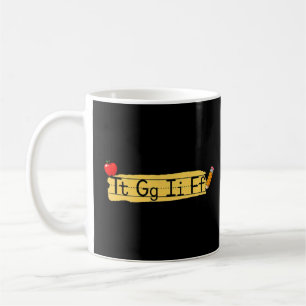 TGIF Alphabet Thank God It's Friday Teachers Weeke Coffee Mug