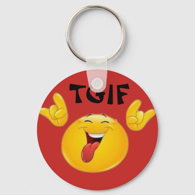 TGIF Emojis Keychain (Front)