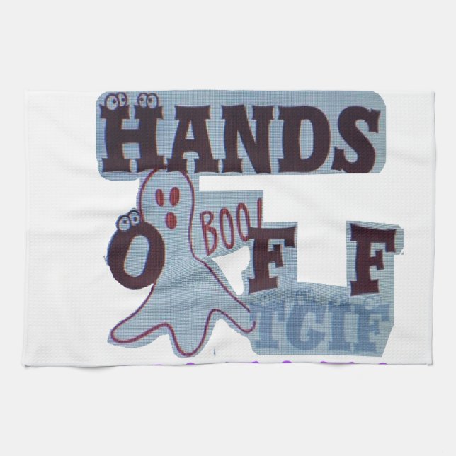 TGIF Hakuna Matata Hands Off Boo Funny Face Kitchen Towel (Horizontal)