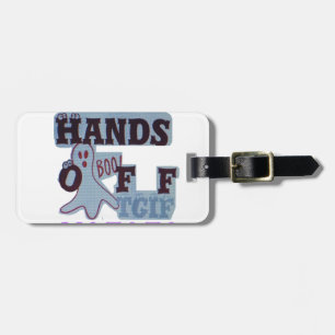 TGIF Hakuna Matata Hands Off Boo Funny Face Luggage Tag