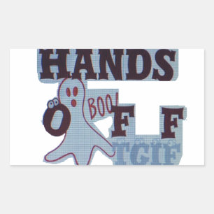 TGIF Hakuna Matata Hands Off Boo Funny Face Sticker