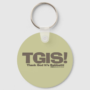 TGIS Sabbath design Keychain