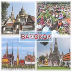 TH Bangkok - Wat Pho - Floating Market - Gran Pala