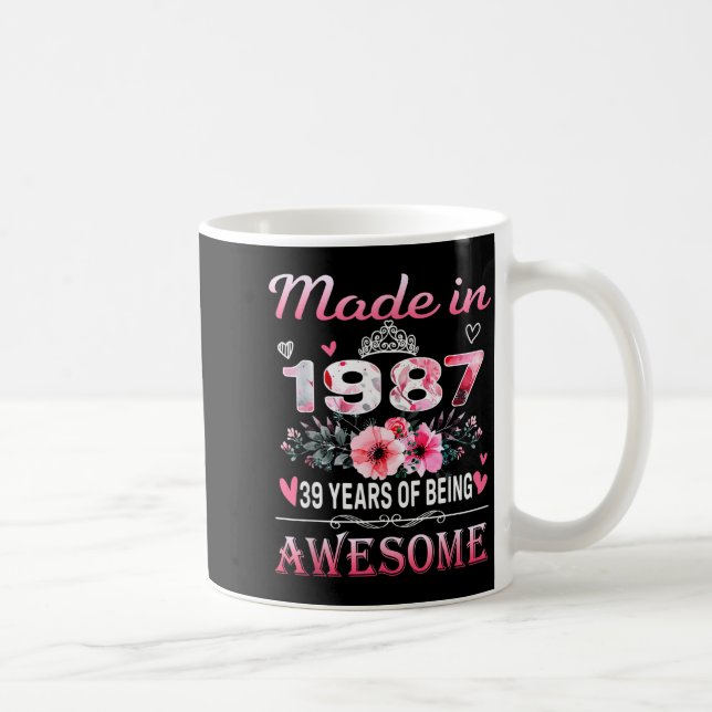&#; th Birthday Made In 1987 &#;  Years Of Being A Coffee Mug (Right)
