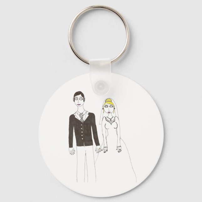 Th creepy wedding 2 keychain (Front)