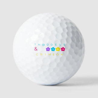 TH@DDEU$ & CRIM$ON GOLF BALLS