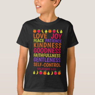 Th Fruit Of The Spirit Galatians Gift Bible Verse T-Shirt