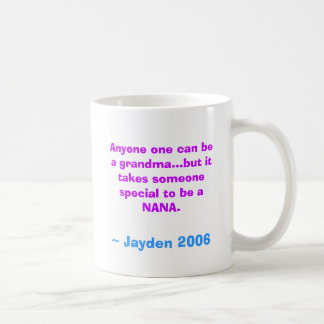 th_pwgEBblnk2, Anyone one can be a grandma...bu... Coffee Mug