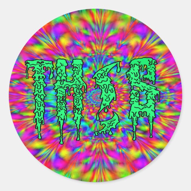 TH!S Grime Logo Trippy Stickers (Front)