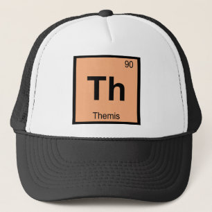 Th - Themis Titan Chemistry Periodic Table Symbol Trucker Hat