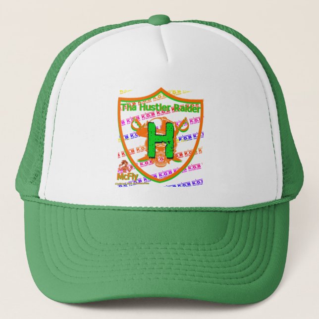 Tha Hustler Raider Design de vêtements Casquettes (Devant)