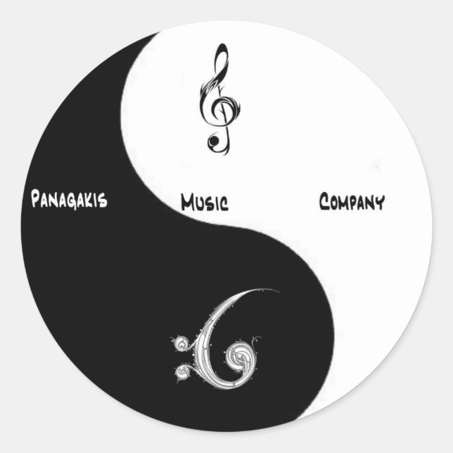 Tha Sticka Classic Round Sticker (Front)