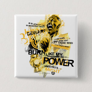 Thaal Sinestro 10 2 Inch Square Button