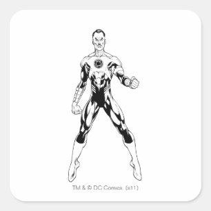 Thaal Sinestro 6 Square Sticker