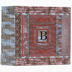 Thackery Vintage Elegant Monogram Binder