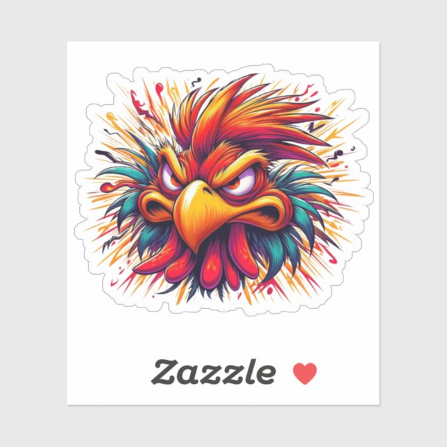 "Thad the Mad Rooster" Vinyl (Sheet)