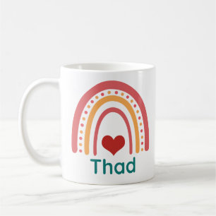 Thad Vintage Boho Rainbow Coffee Mug