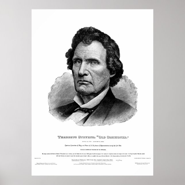 Thaddeus Stevens Print (Front)