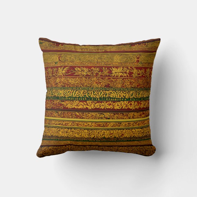 Thai Art Pillow 3 (Back)