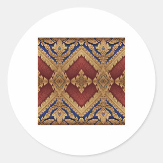 Thai Art Sticker9  Classic Round Sticker