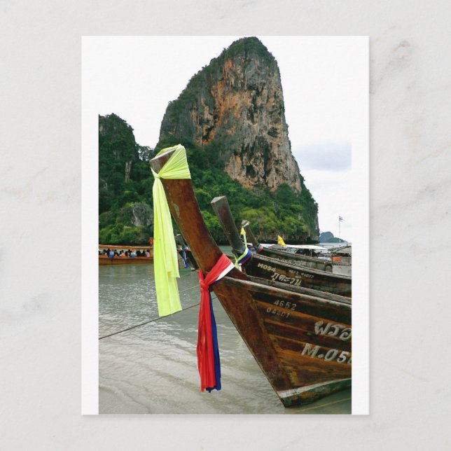Thai Boats Postcard (Front)