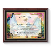 Thai Boxing Certificate