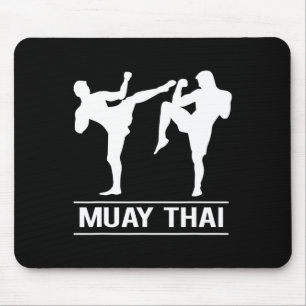 Thai Boxing Kickboxing Mma Fighters Muay Thai Mouse Pad